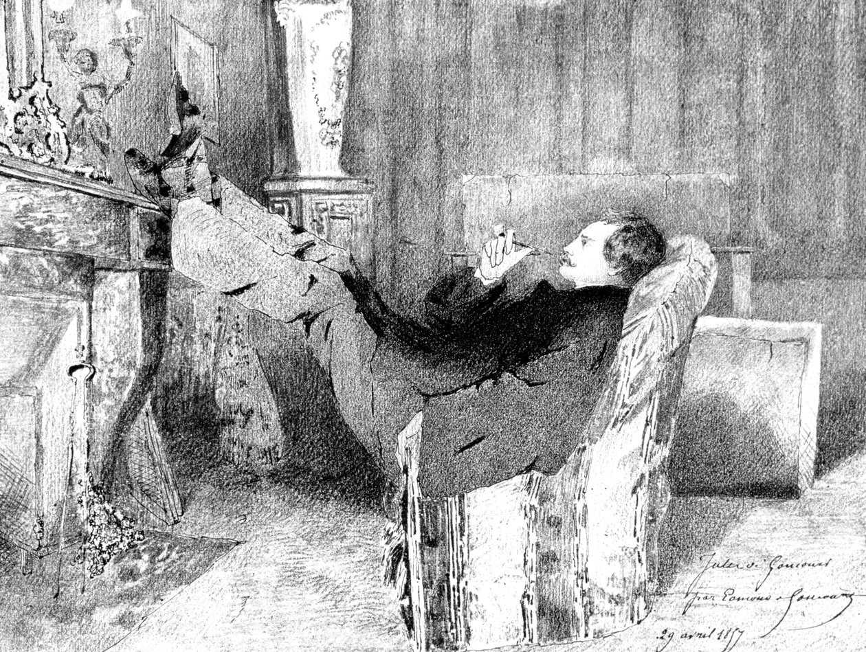 Jules DeConcourt, 1857 by Edmond de Concourt