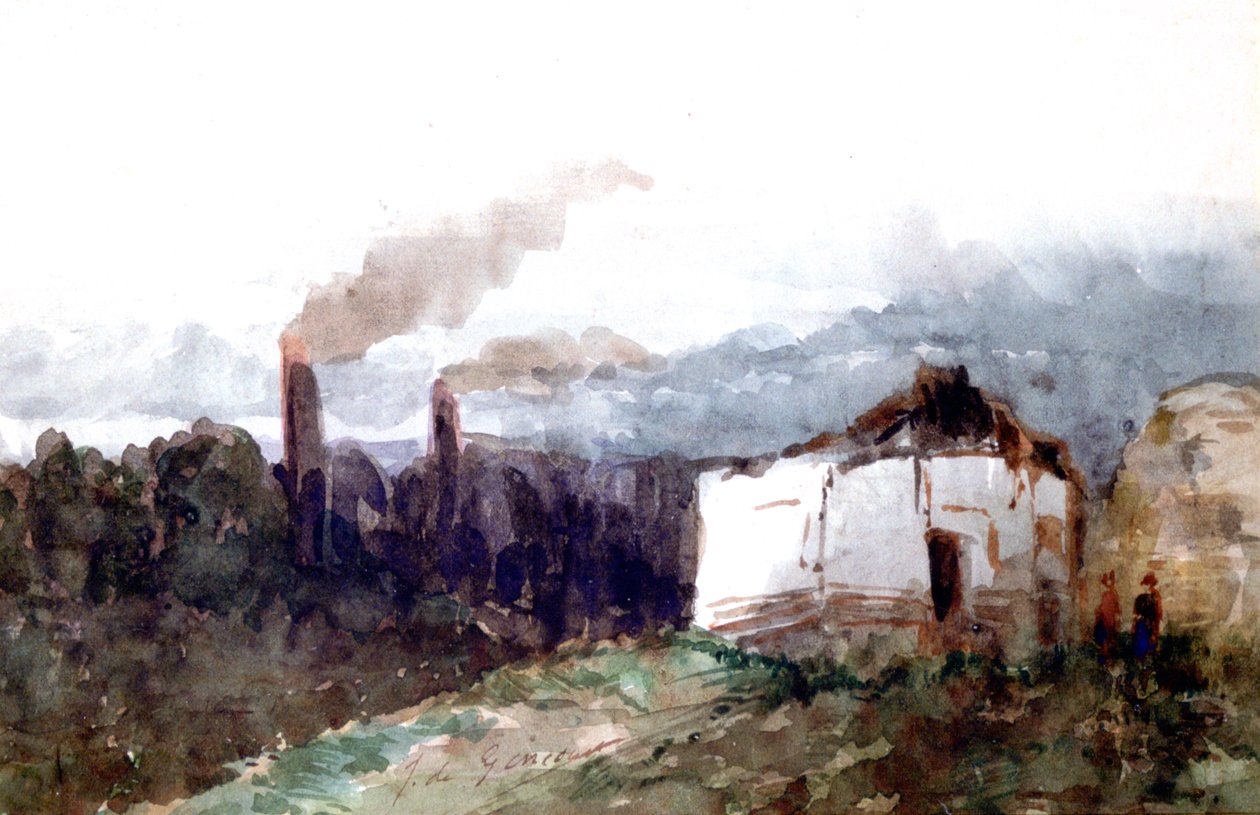 Endüstriyel Peyzaj Yoluyla, 1850-1855 by Edmond de Concourt