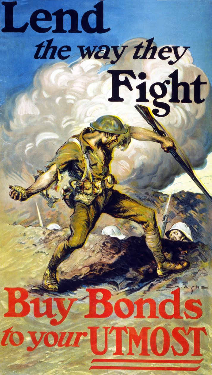 Savaşma şeklini ödünç ver, 1918 by Edmund Ashe