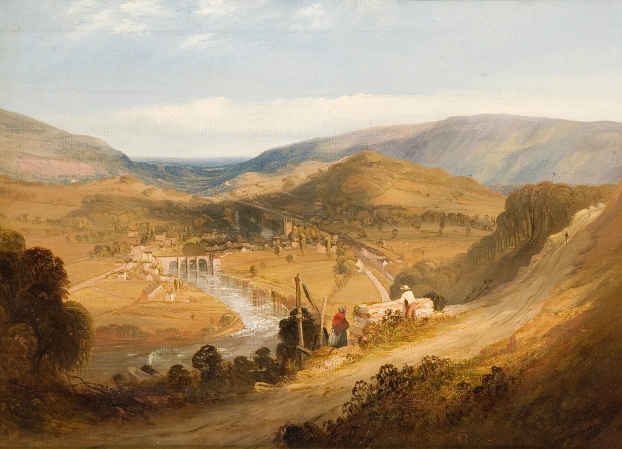 A Welsh Valley  by Edmund John Niemann