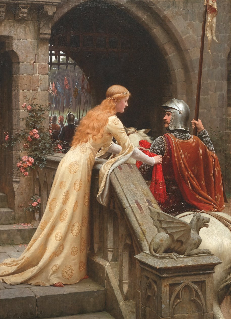İngilizce: Godspeed by Edmund Leighton