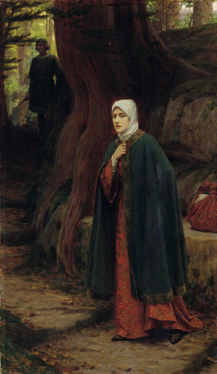Orman Buluşması by Edmund Leighton