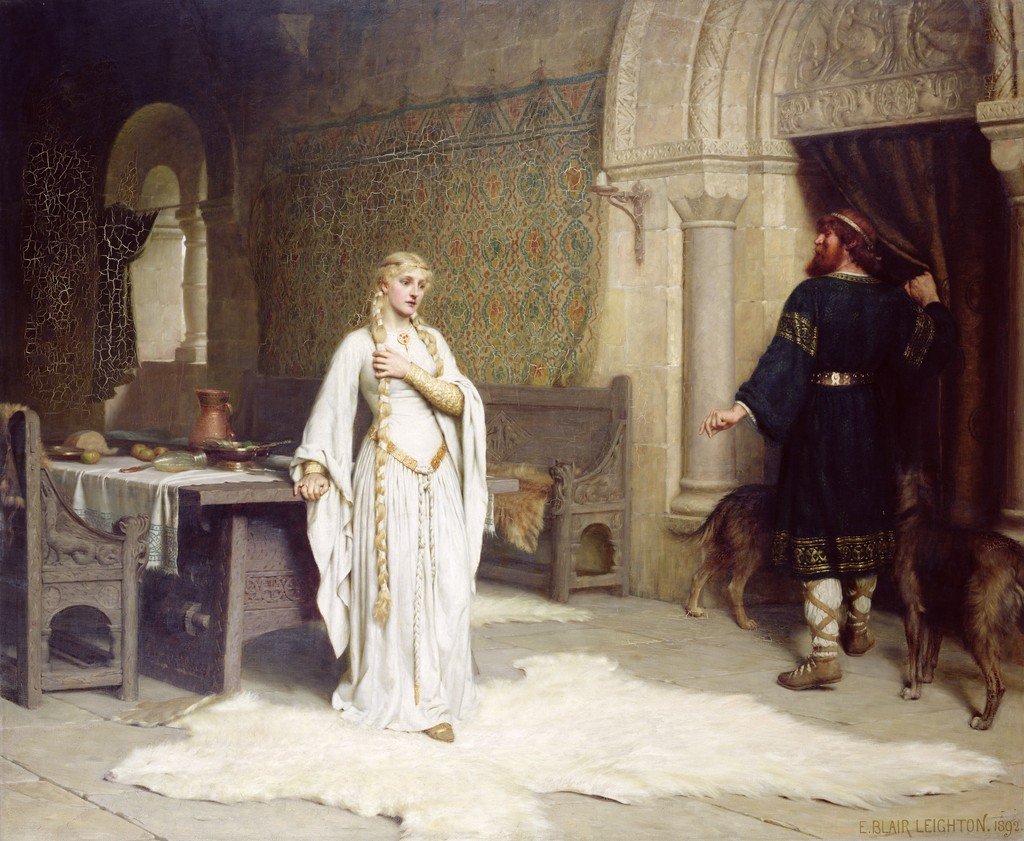 Leydi Godiva by Edmund Leighton
