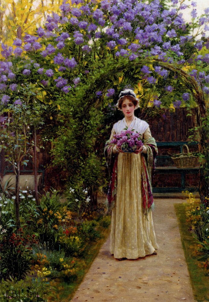 leylak by Edmund Leighton