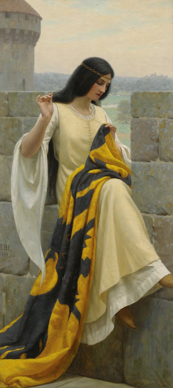 Standardı Dikmek by Edmund Leighton