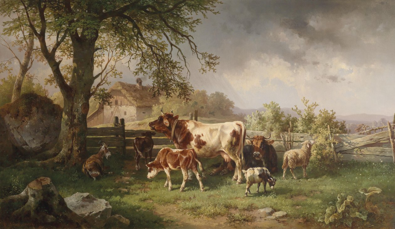 çiftlikte idil by Edmund Mahlknecht