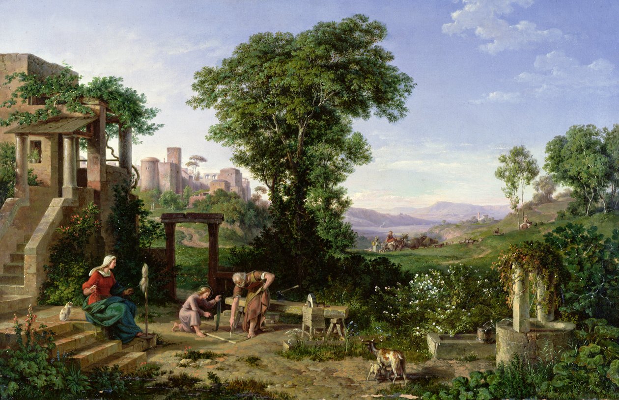 Marangoz İsa, 1860 by Edmund Worndle von Adelsfried