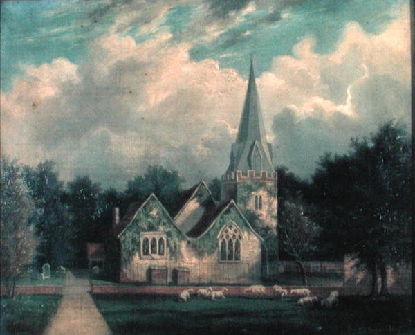 Stoke Poges Kilisesi by Edmund Birckhead Bensell