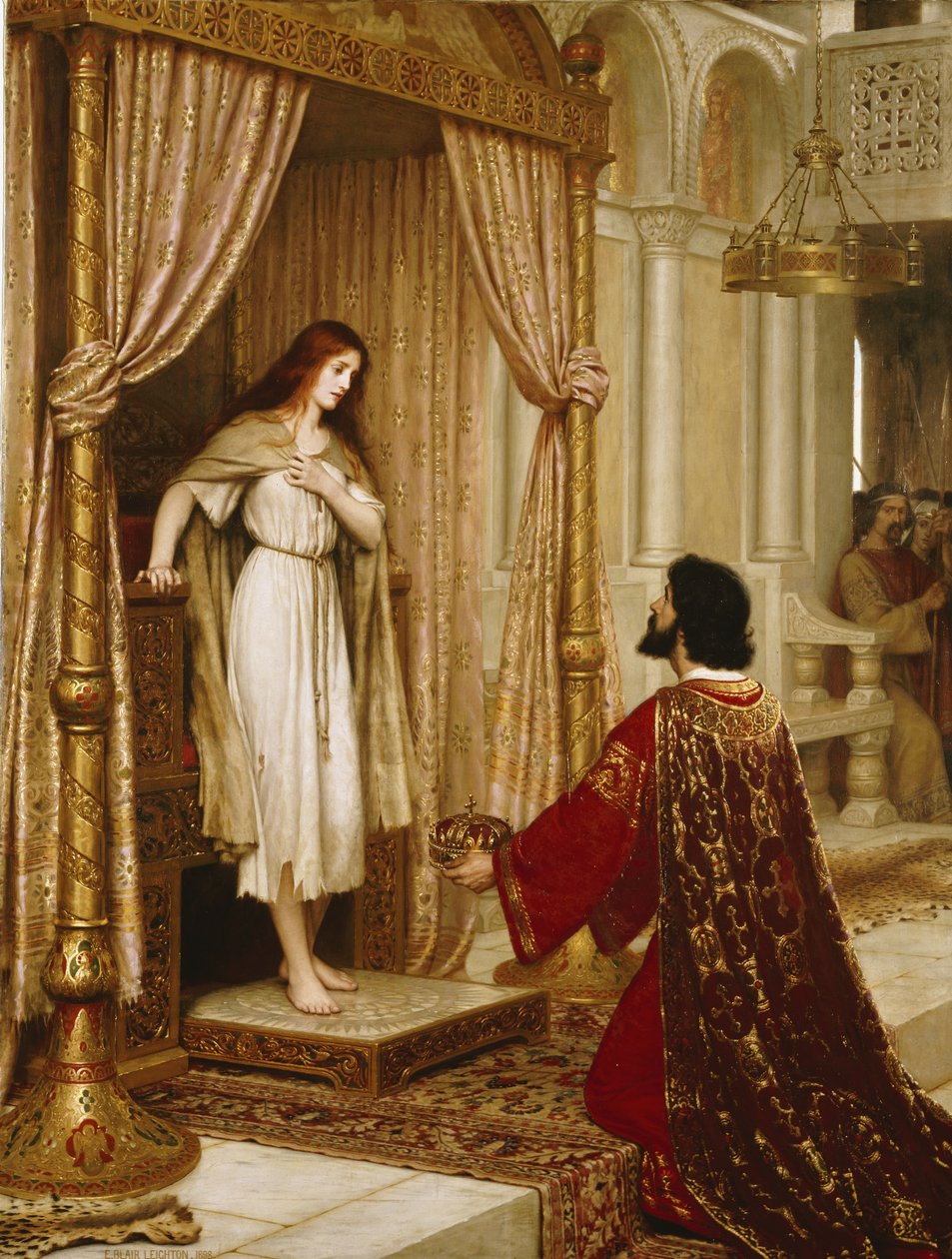 Bir Kral ve Bir Dilenci Hizmetçi, 1898 by Edmund Blair Leighton