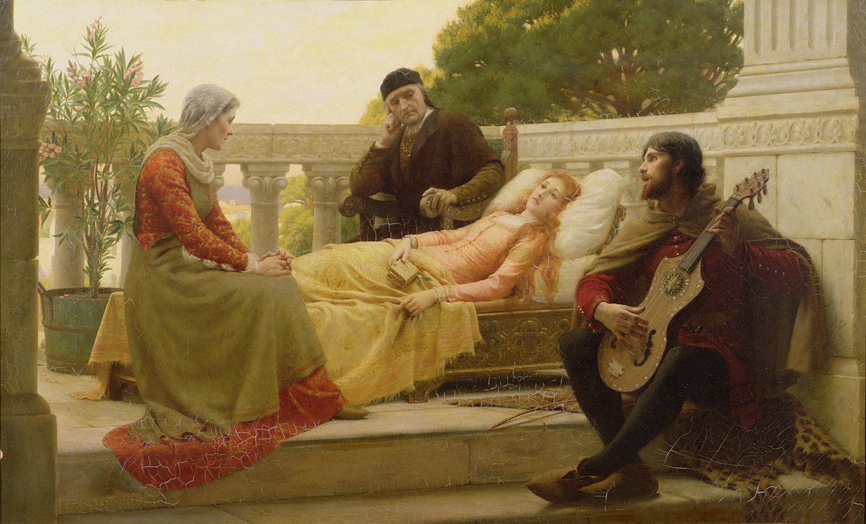 Liza Kralı Nasıl Sevdi, 1890 by Edmund Blair Leighton