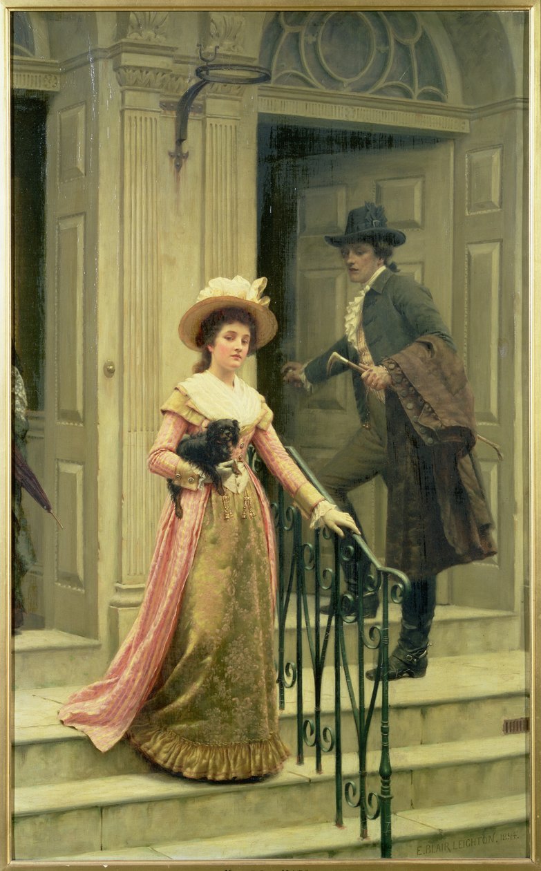 Yan Komşum, 1894 by Edmund Blair Leighton