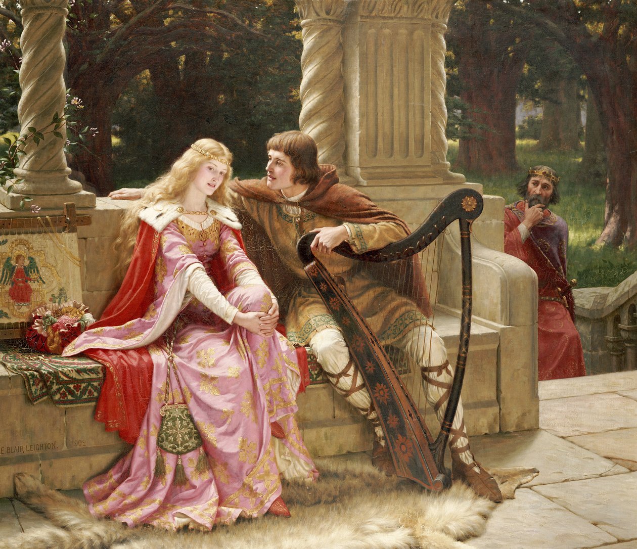 Şarkının Sonu, 1902 by Edmund Blair Leighton