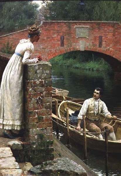 düşkün veda by Edmund Blair Leighton