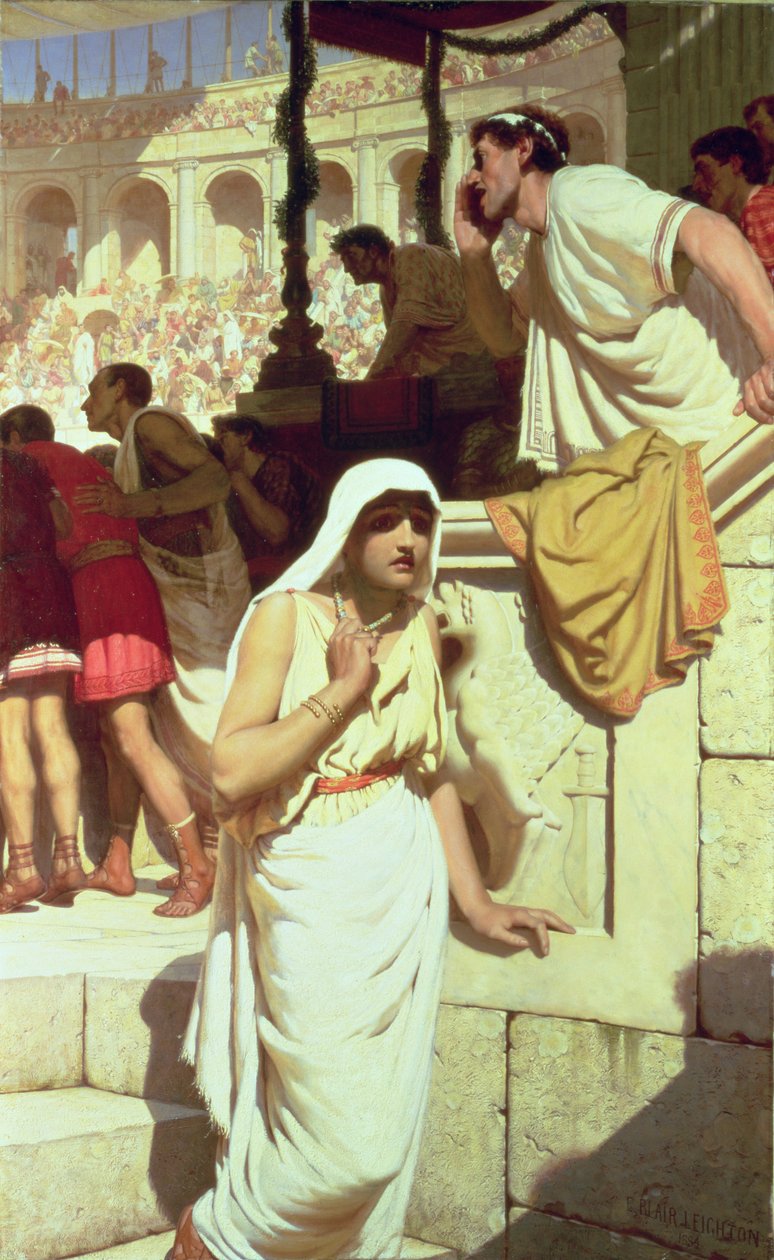 Gladyatörlerin Karısı, 1884 by Edmund Blair Leighton