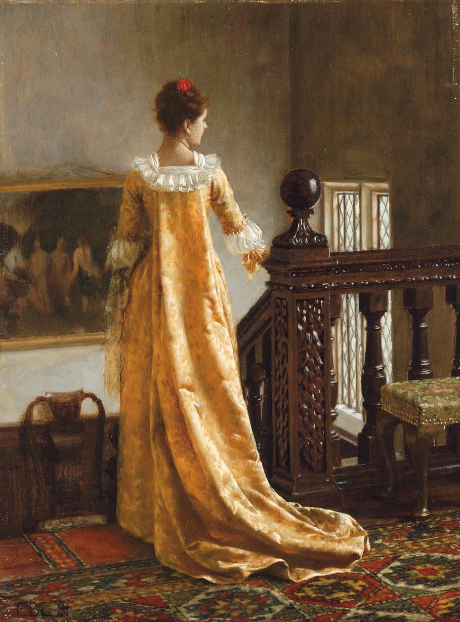 Altın Tren, 1891 by Edmund Blair Leighton