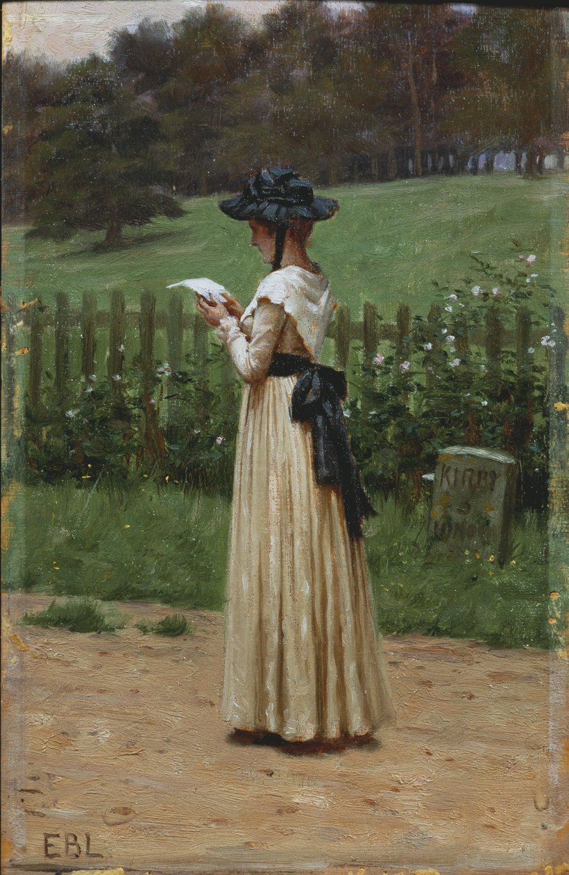 Aşk mektubu by Edmund Blair Leighton