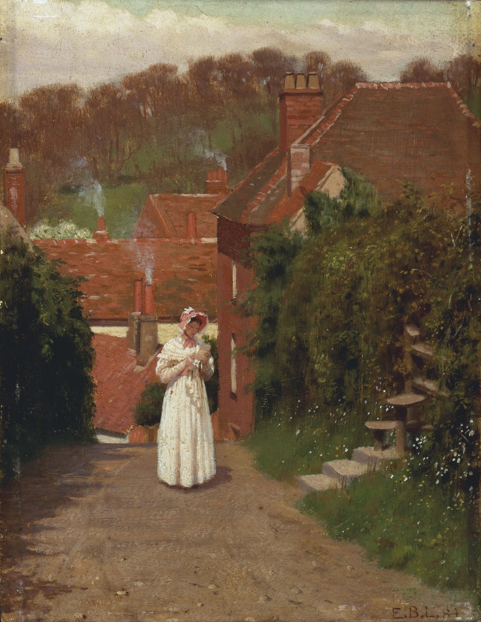 Aşk Mektubu, 1884 by Edmund Blair Leighton