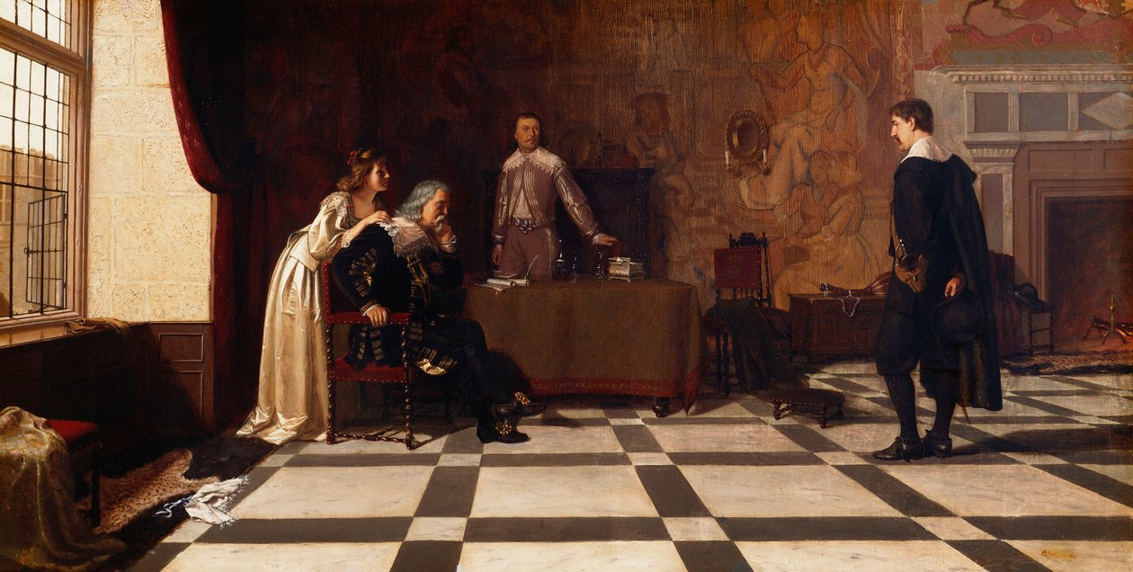 Uzlaşma, by Edmund Blair Leighton