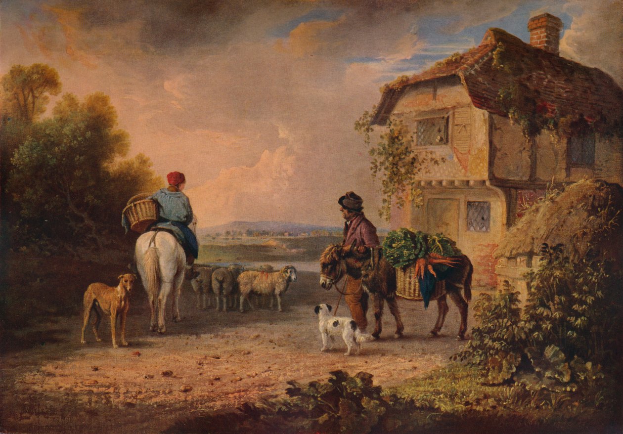 Pazara Çıkış, 1828 by Edmund Bristow