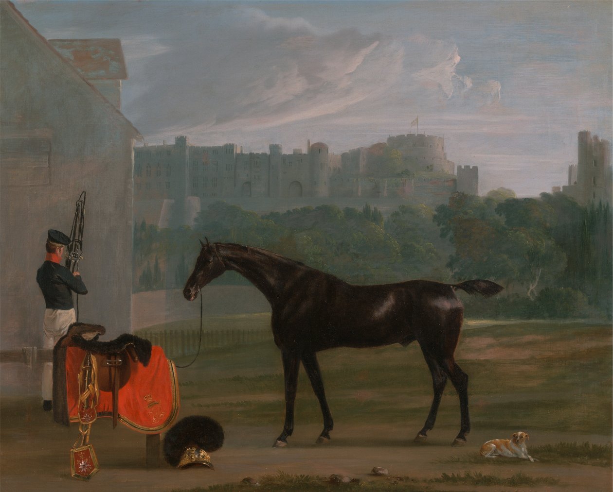 Windsor'daki Muhafız Evi'nin dışında by Edmund Bristow