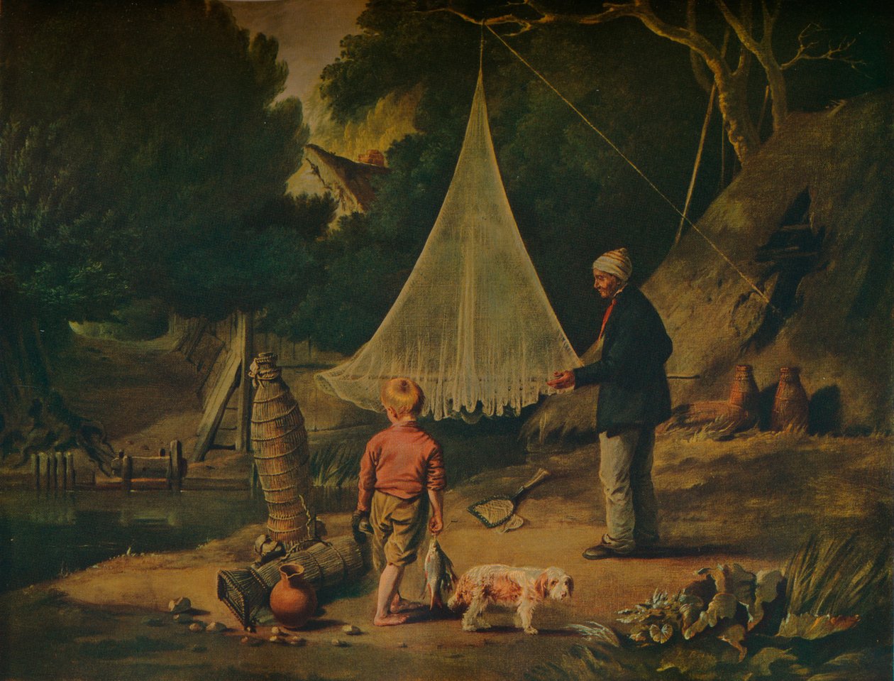 Yılanbalığı Yakalayıcı, 1812 by Edmund Bristow
