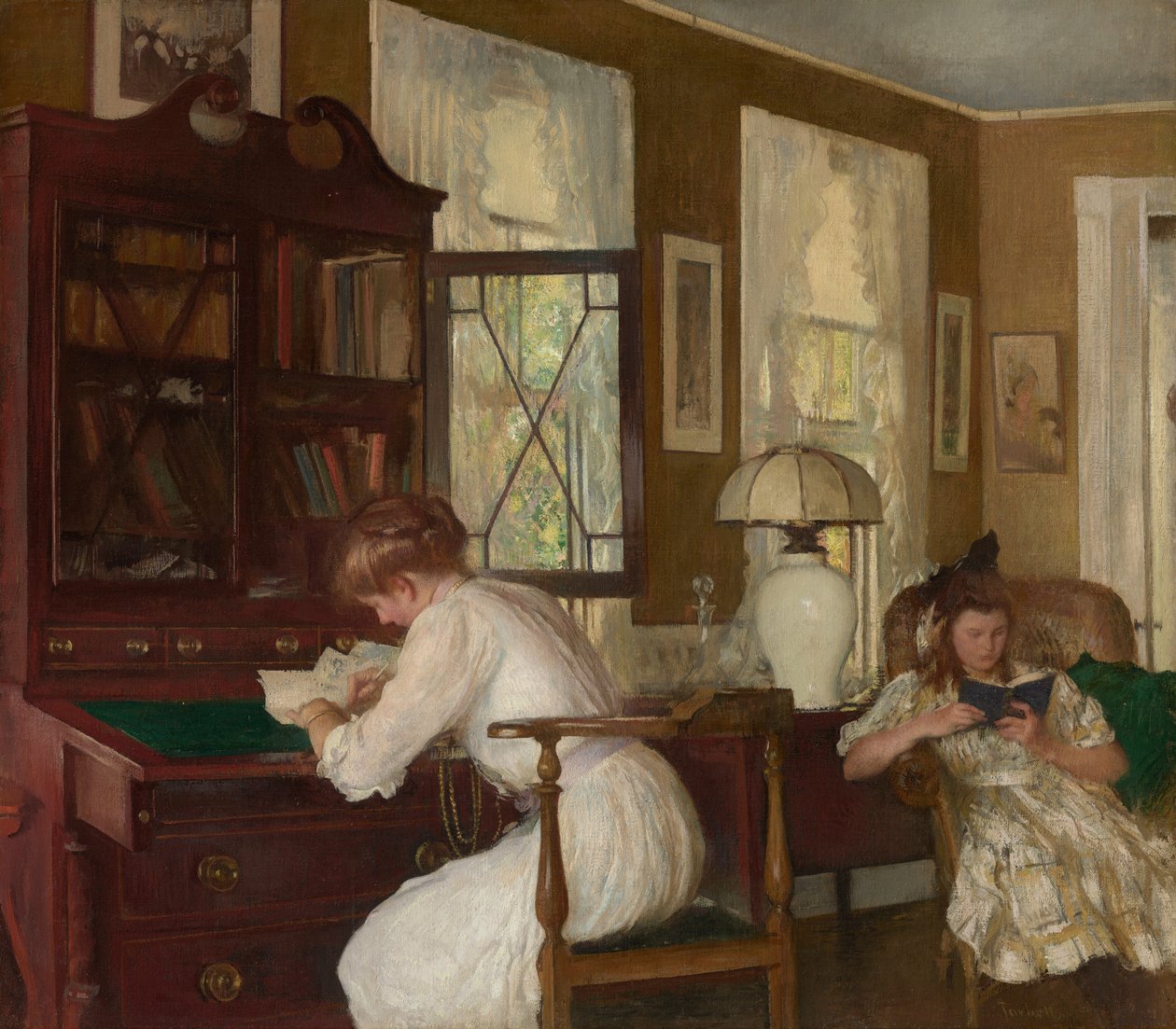 Josephine ve Mercie by Edmund Charles Tarbell