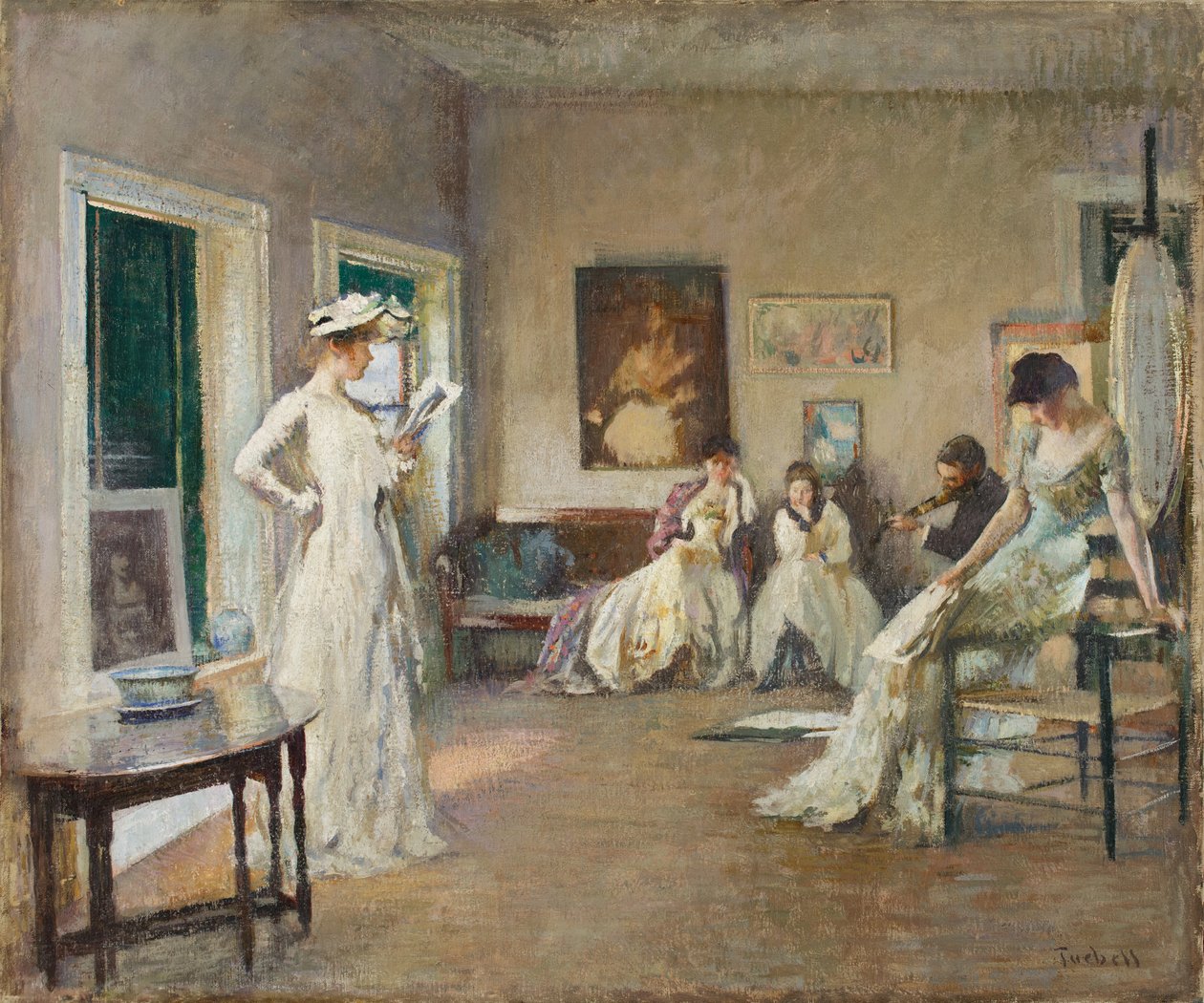 Stüdyoda Prova by Edmund Charles Tarbell