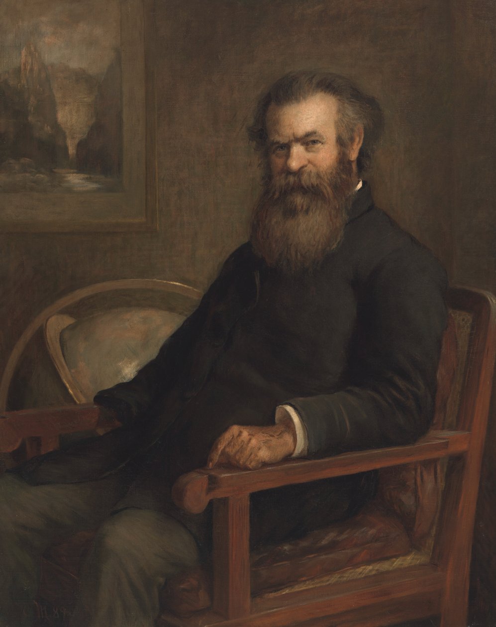 John Wesley Powell, 1889. by Edmund Clarence Messer