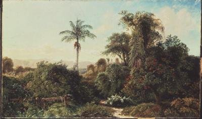 Küba Manzarası (tuval üzerine yağlı boya) by Edmund Darch Lewis