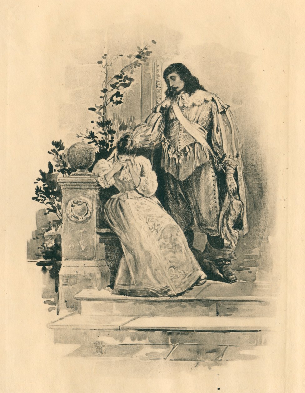 Aşk ve Güzellik Onuruna Elizabeth Dönemi Şarkıları için (taş baskı) by Edmund Henry Garrett