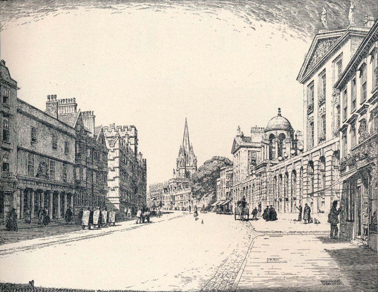 Cadde, Oxford, 1905 by Edmund Hort New