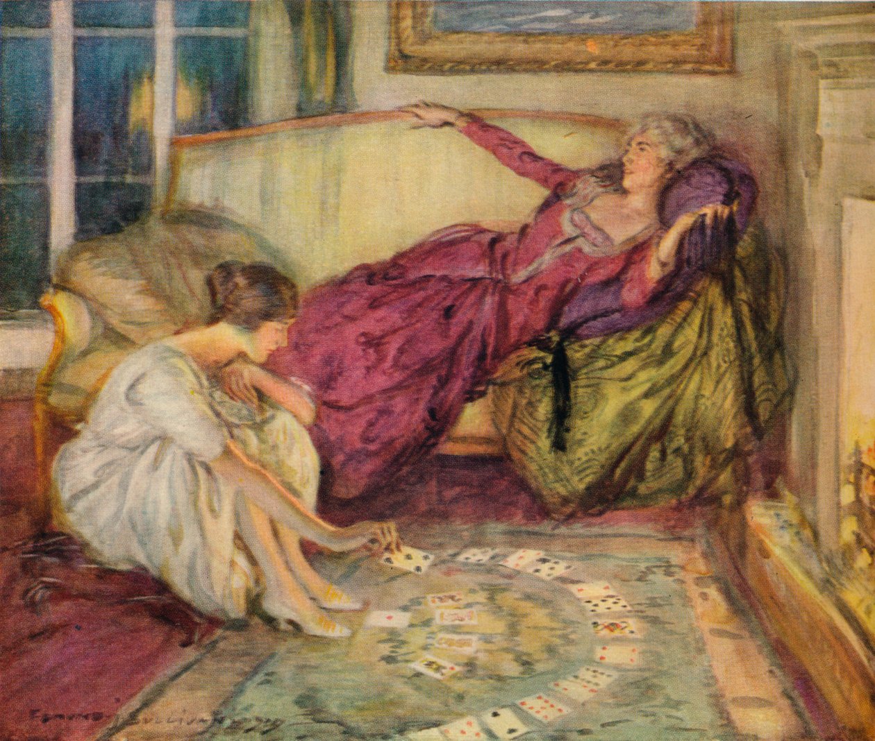 Kartın Düşüşü, c1889-1924, 1924 by Edmund Joseph Sullivan