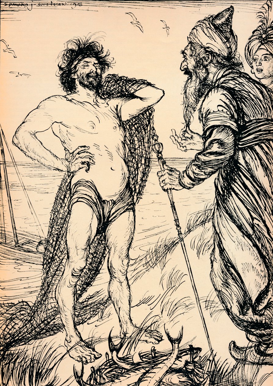 Mutlu Adam Bulundu, 1918, 1918 by Edmund Joseph Sullivan
