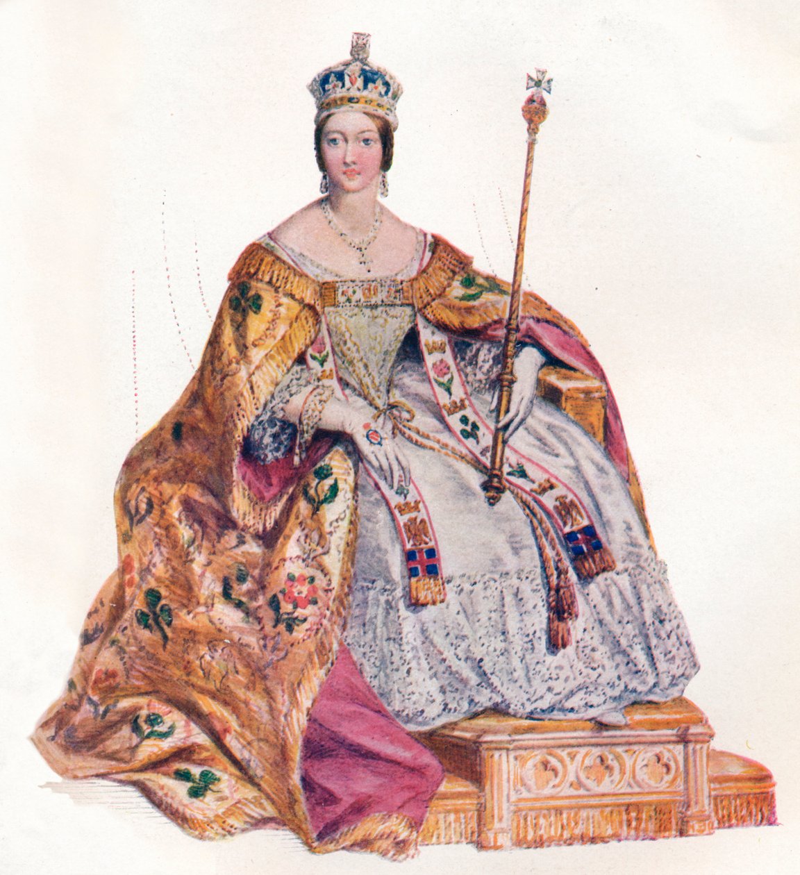 Alexandrina Victoria İngiltere Kraliçesi, 1838, 1902 by Edmund Thomas Parris