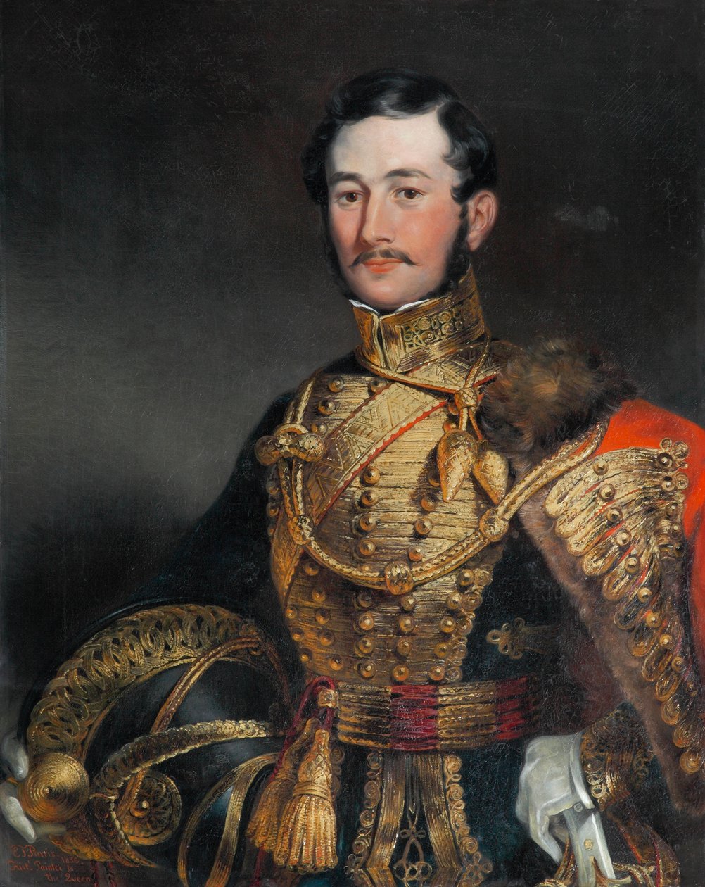 Eastbury Kaptanı F Farquharson, Dorset, 7. Hussars, 1836 by Edmund Thomas Parris
