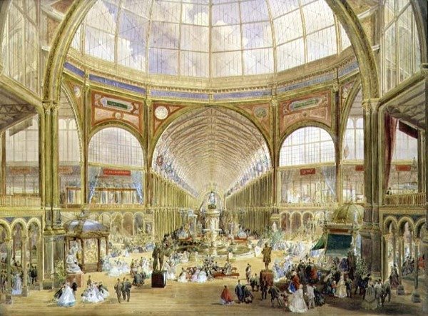 1862 Uluslararası Sergisinin İç Mekanı by Edmund Walker