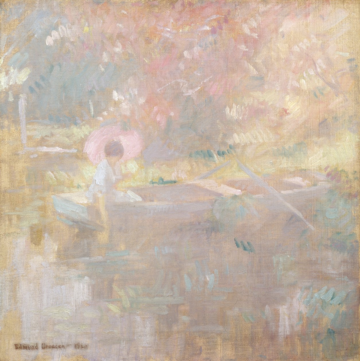 Teknedeki Bayan by Edmund William Greacen