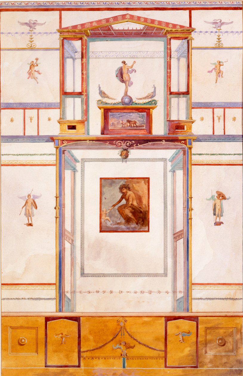 Dev Polyphemus ile Diptychon, Dominus M Lucretius, Pompeii Evi