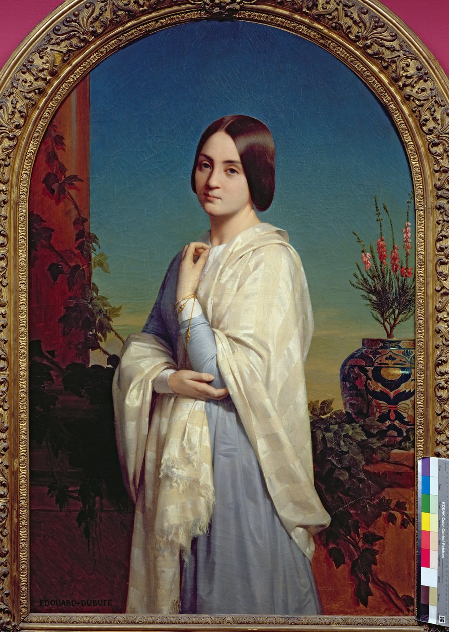 Madam Edouard Dubufe (1822-55) 1842 by Edouard Louis Dubufe