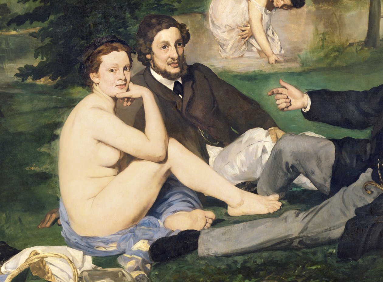 Dejeuner sur lHerbe, 1863 (ayrıca bkz. 65761) (2310 detayı) by Édouard Manet