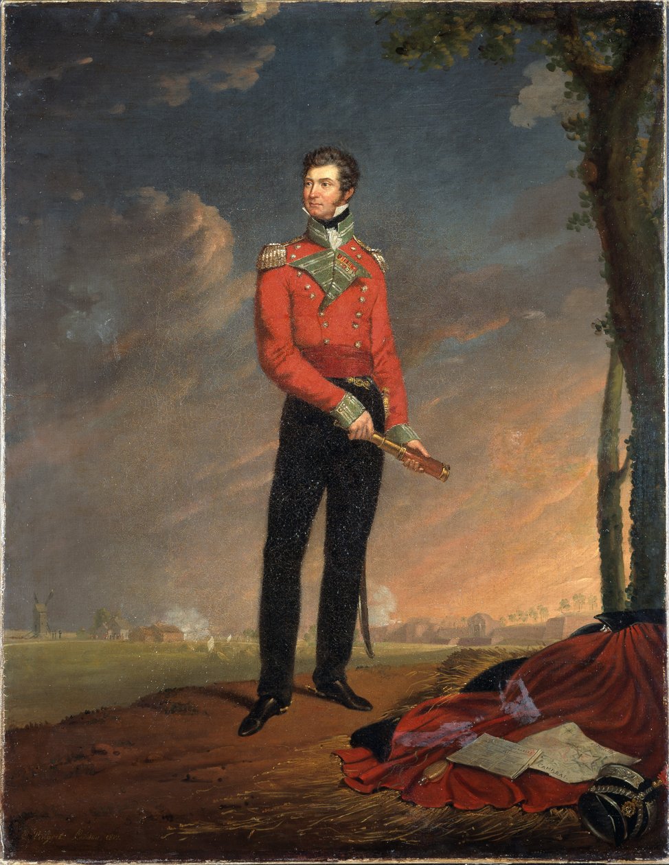 Binbaşı Sir Neil Campbell, 1819 by Edouard Pingret