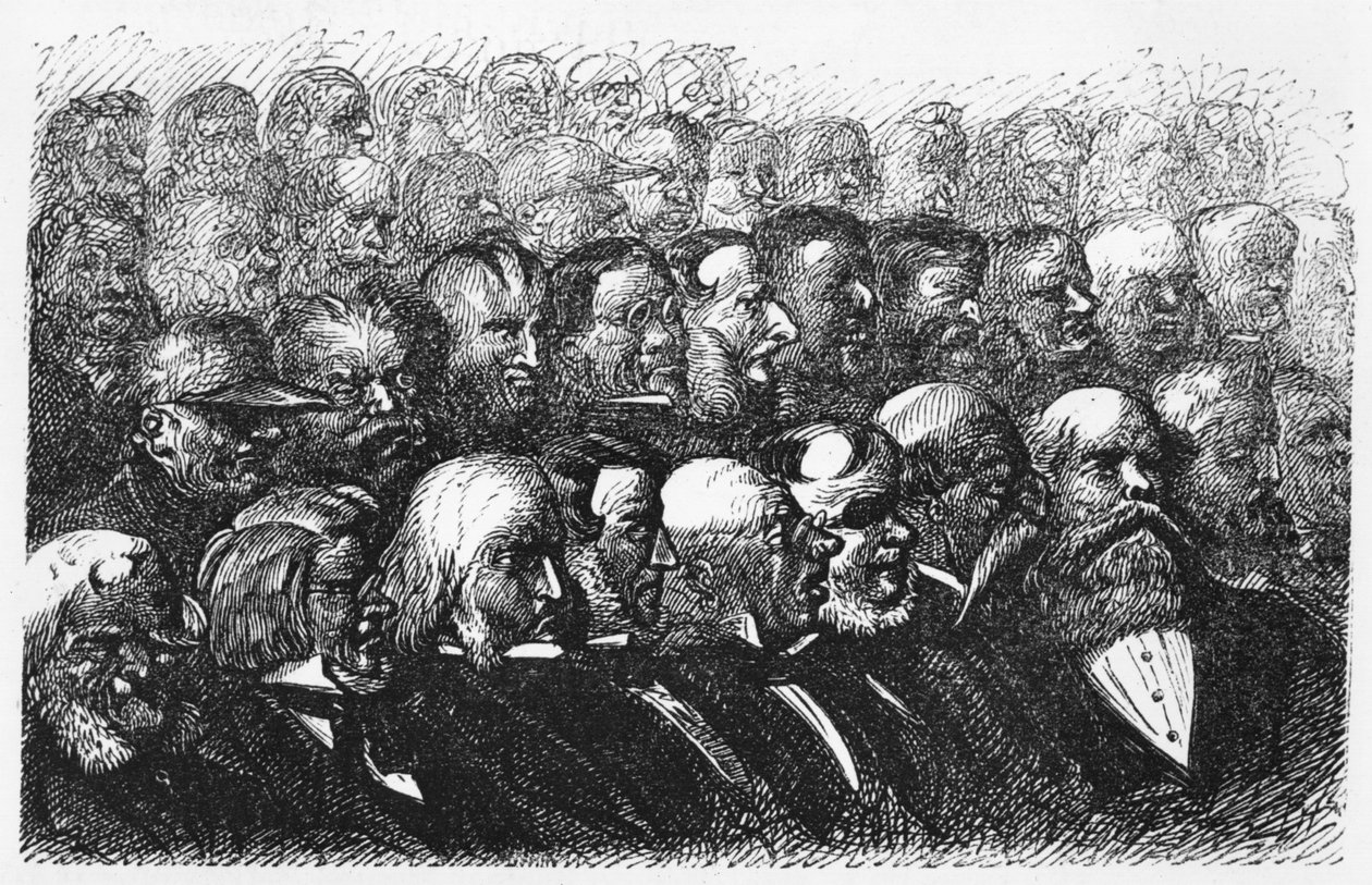 Londra Kraliyet Coğrafya Derneği Üyeleri, Jules Verne (1828-1905) tarafından 