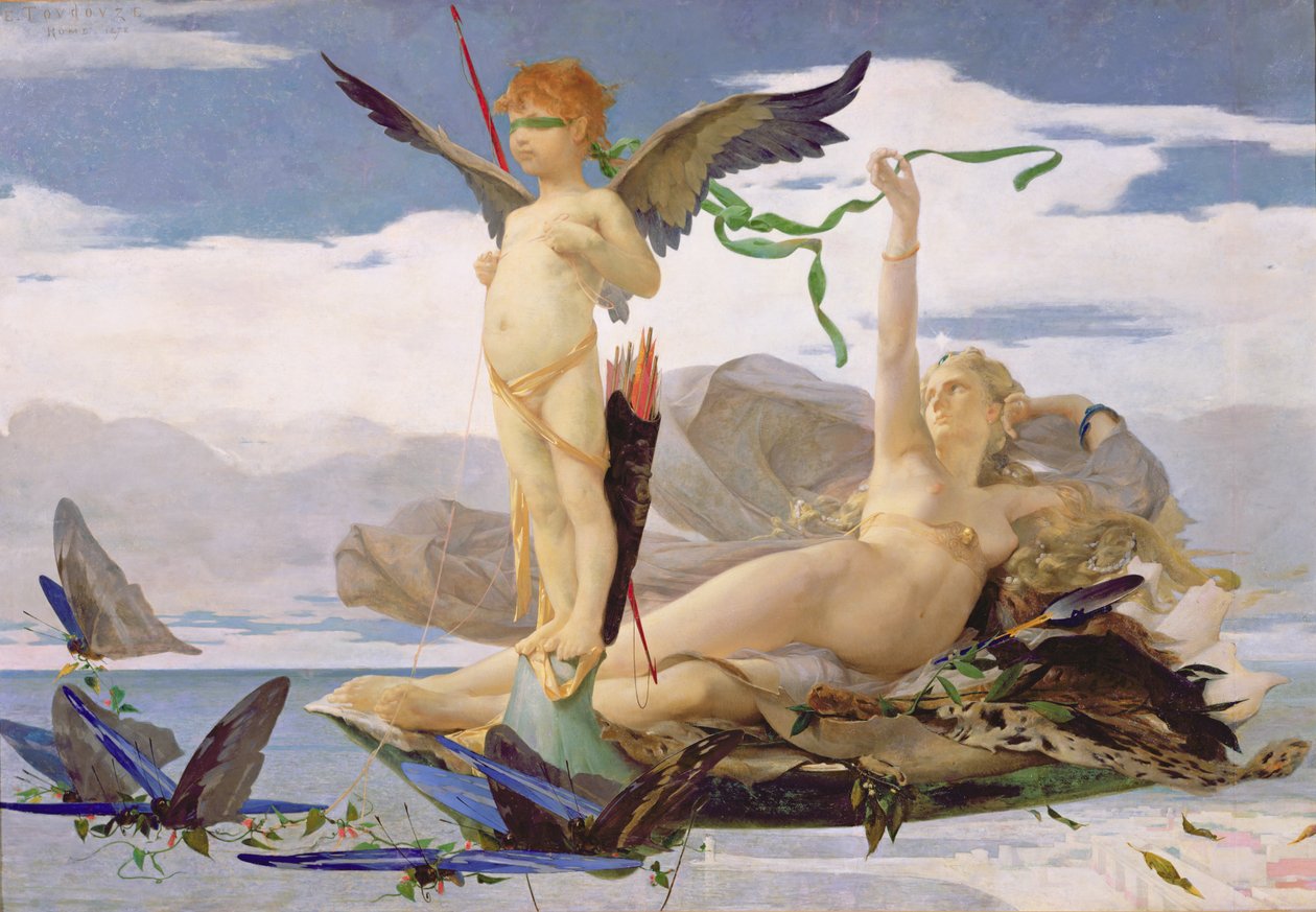 Eros ve Afrodit by Edouard Toudouze