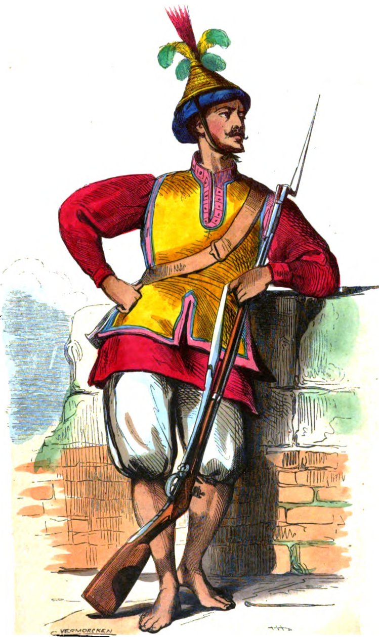 Vermorcken. Asker Cochinchinoie (Asya) by Edouard Vermorcken