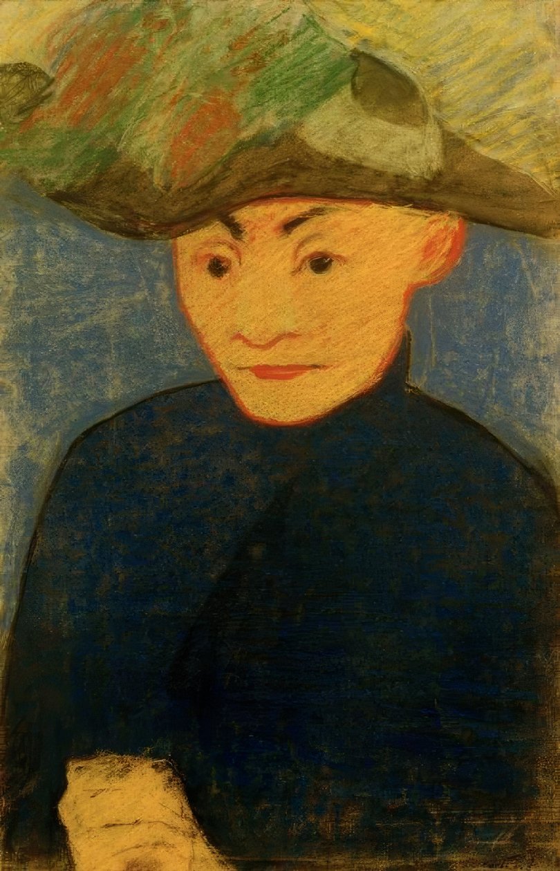 tüylü şapkalı kadın by Edouard Vuillard
