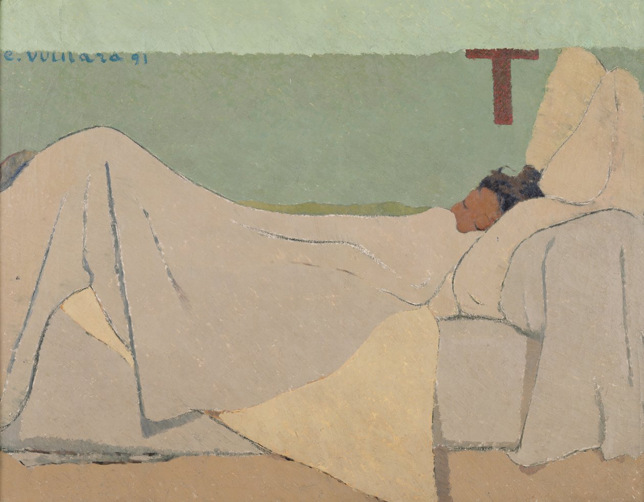 In Bed, 1891  by Edouard Vuillard