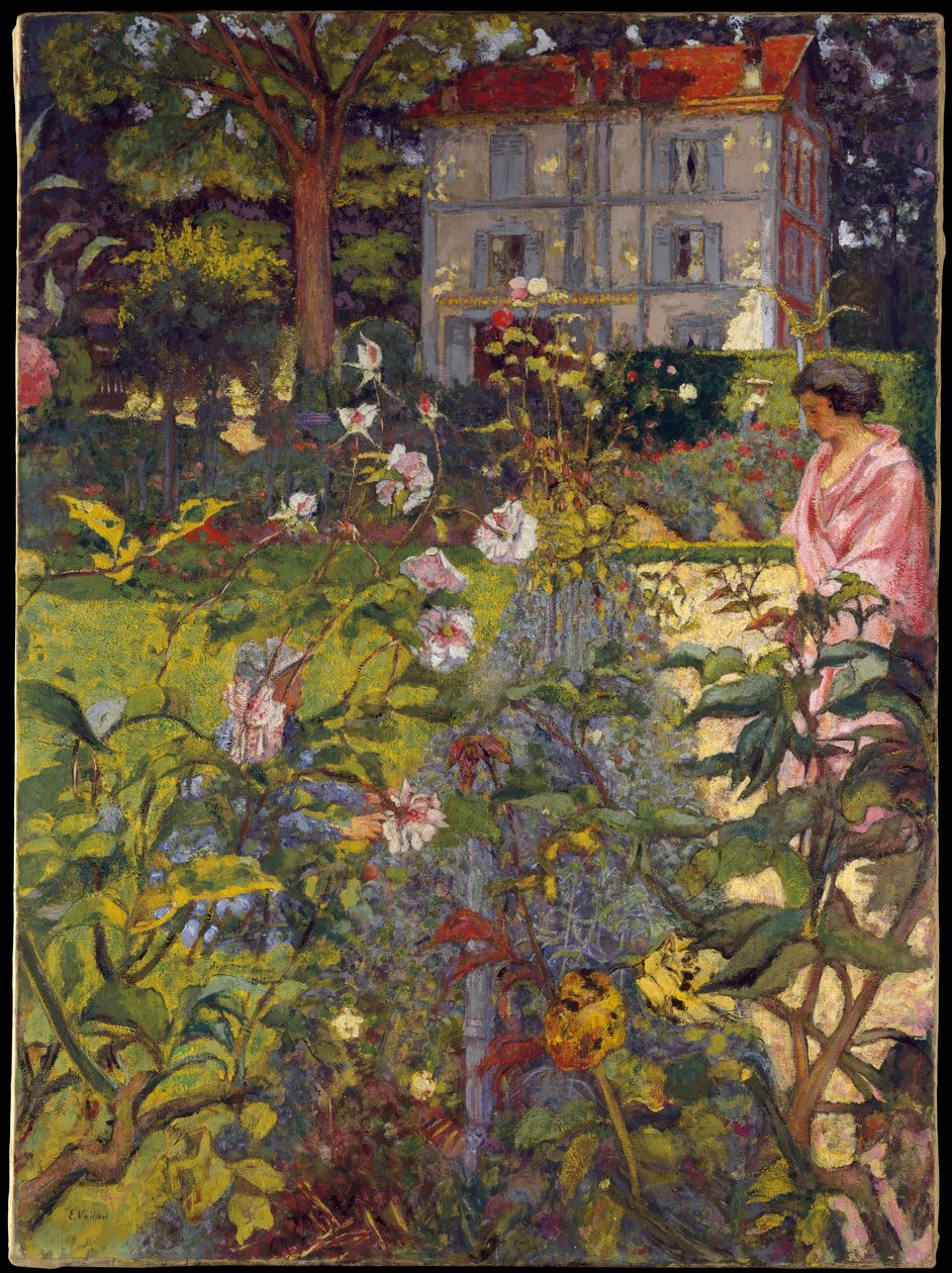 Vaucresson bahçesi by Edouard Vuillard