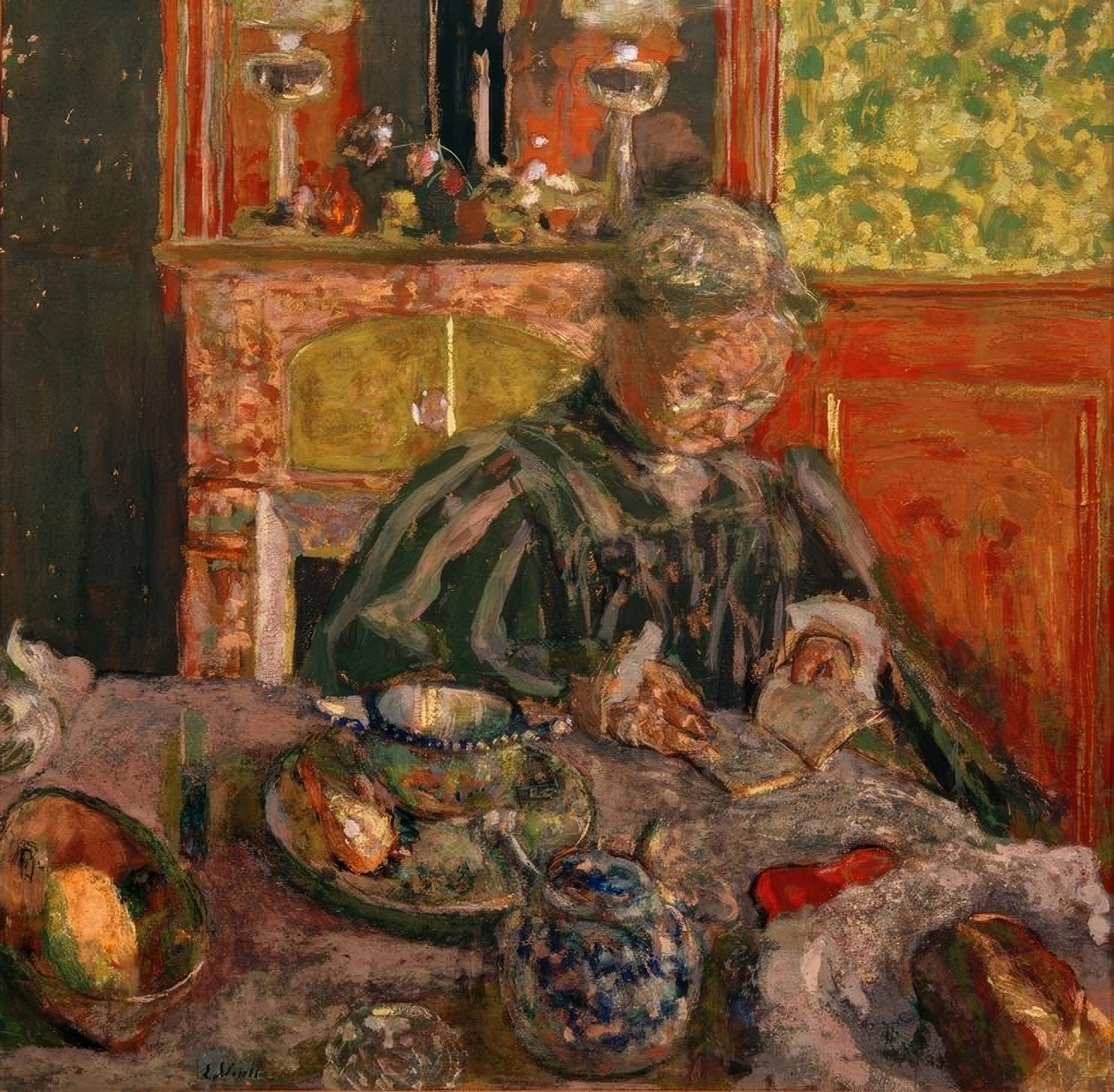 okuma ışığı by Edouard Vuillard