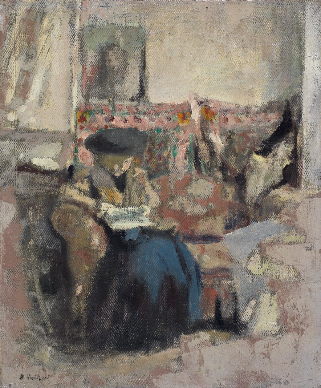 Minderli okuma lambası, c.1905 by Edouard Vuillard