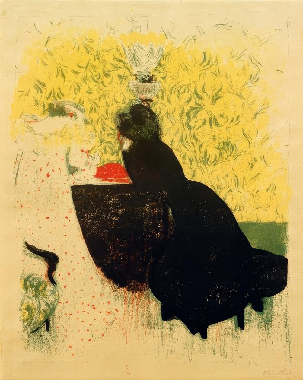 İki güzel kız kardeş by Edouard Vuillard